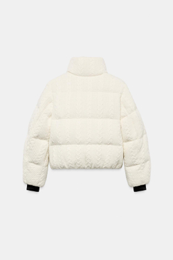 ZARA КУРТКА-ПУХОВИК HEIQ XREFLEX™ RECCO® , ЭКРЮ