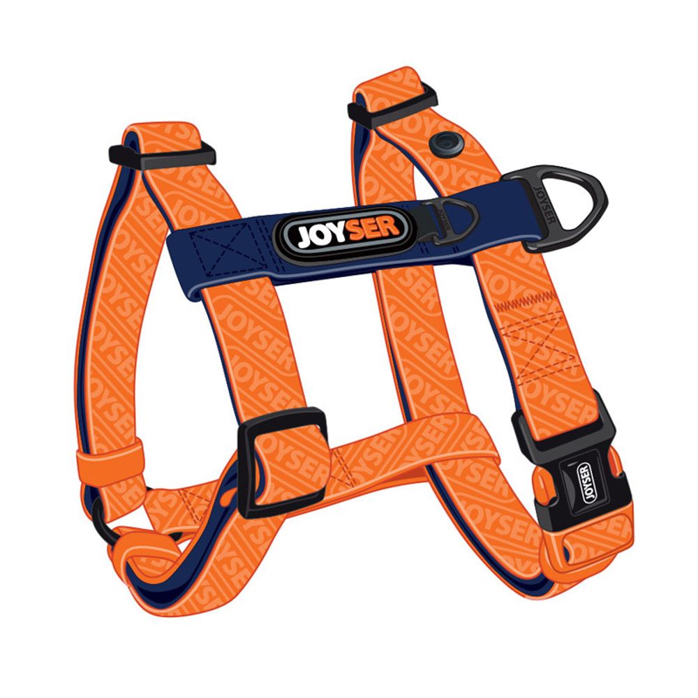 Шлейка для собак JOYSER Walk Base Step-in Harness M/508*15*3 оранжевая