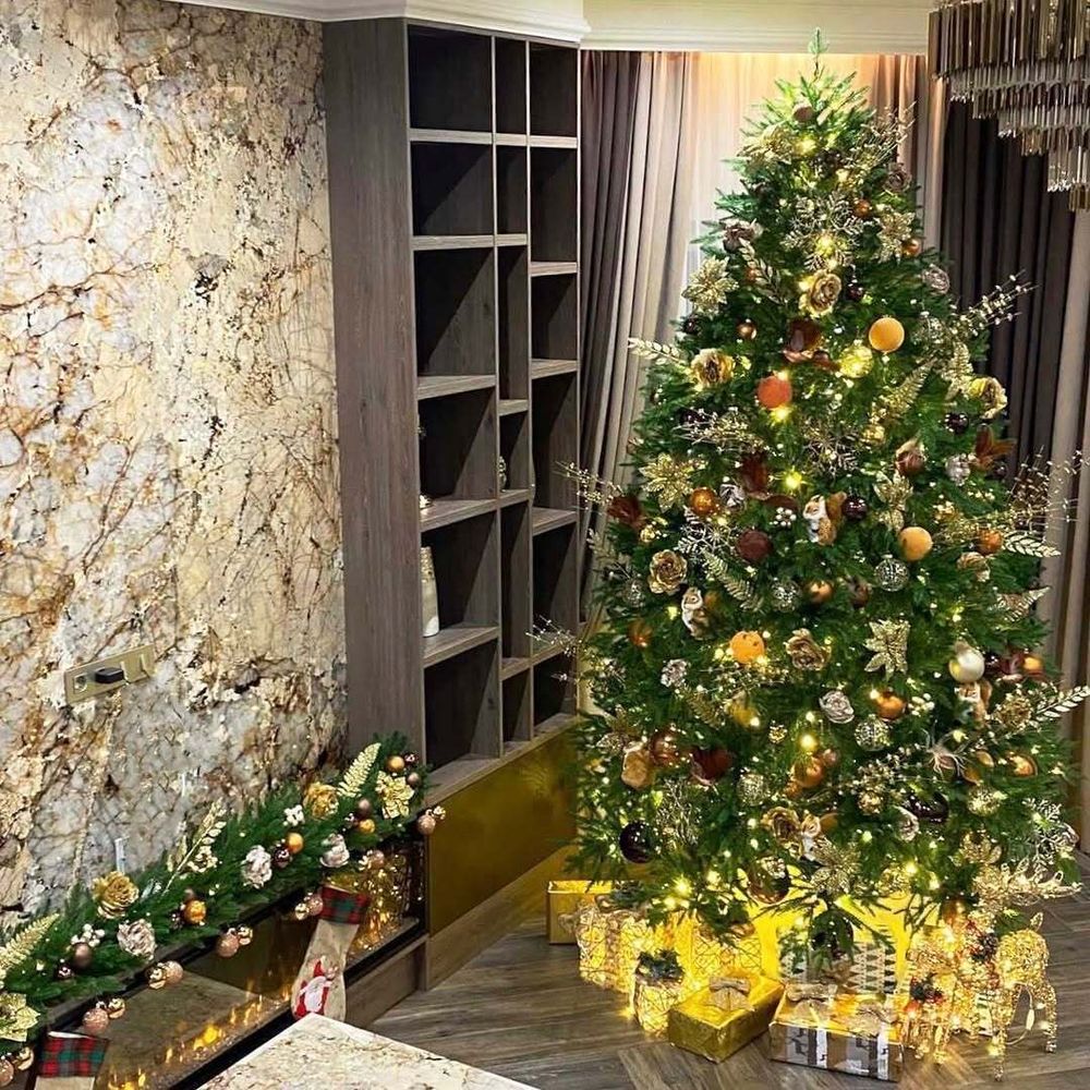 Ель искусственная «Лесная красавица» (Литая хвоя) от 1,2 м до 3 м