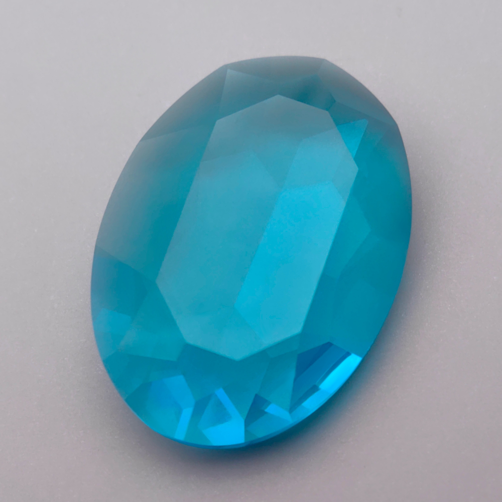 Овал К9, Dark Aquamarine Unfoiled