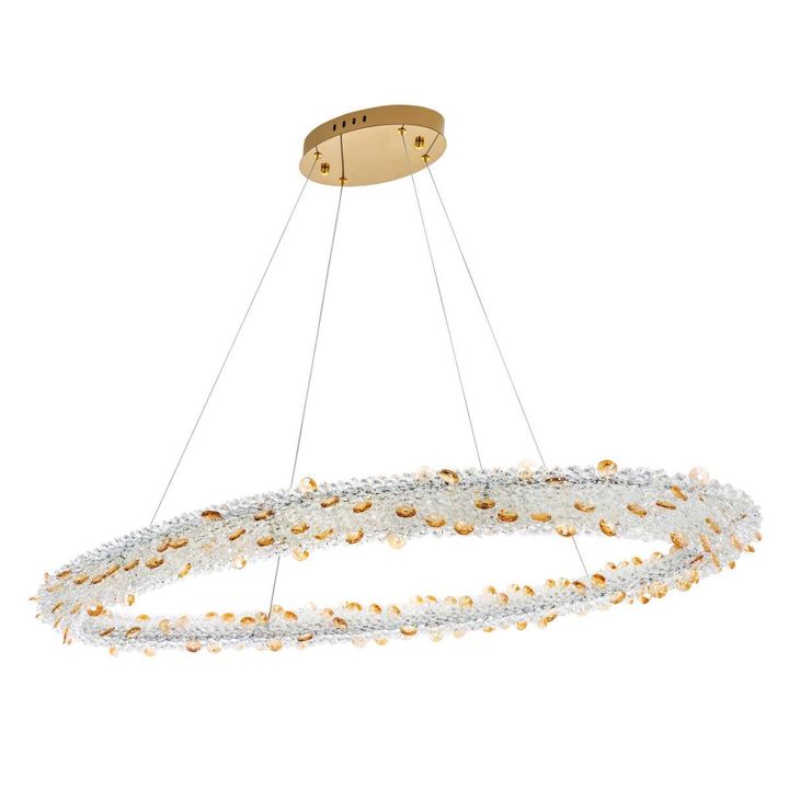 Подвесная светодиодная люстра Modelux Modestyle MS.5006.1200 GD