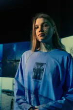 Лонгслив Out Block Demon Comics синий