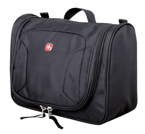 Несессер WENGER  «TOILETRY KIT»,  дорожный, чёрный, 27х11х22 см