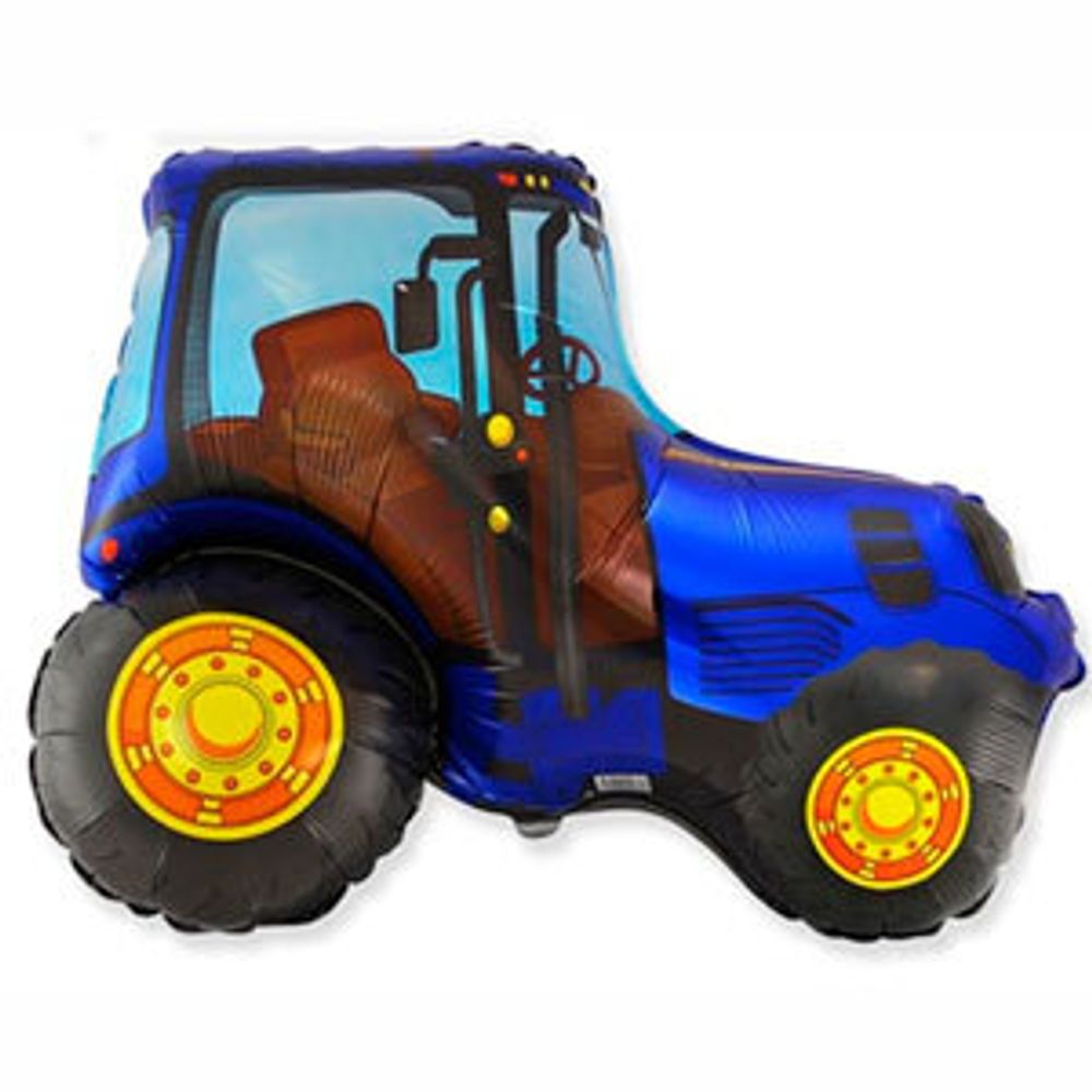 Трактор-синий