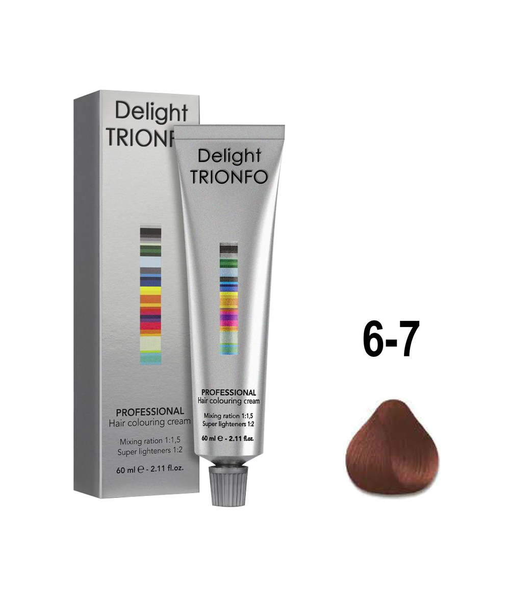 ДТ 6-7 стойкая крем-краска для волос Темный русый медный 60 мл***