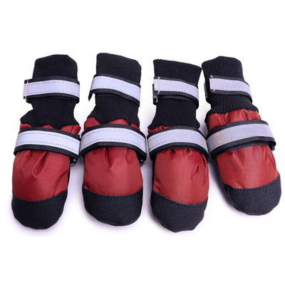 Сапожки для собак крупных пород цвет: красный lp-1461 (размер s (5,5x5см))