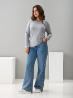 Лонгслив ЛНкл-081/светлосерый-меланж