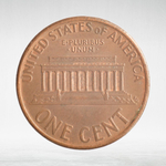 USA, 1 Cent, 1995 - Lincoln Memorial Cent, VF