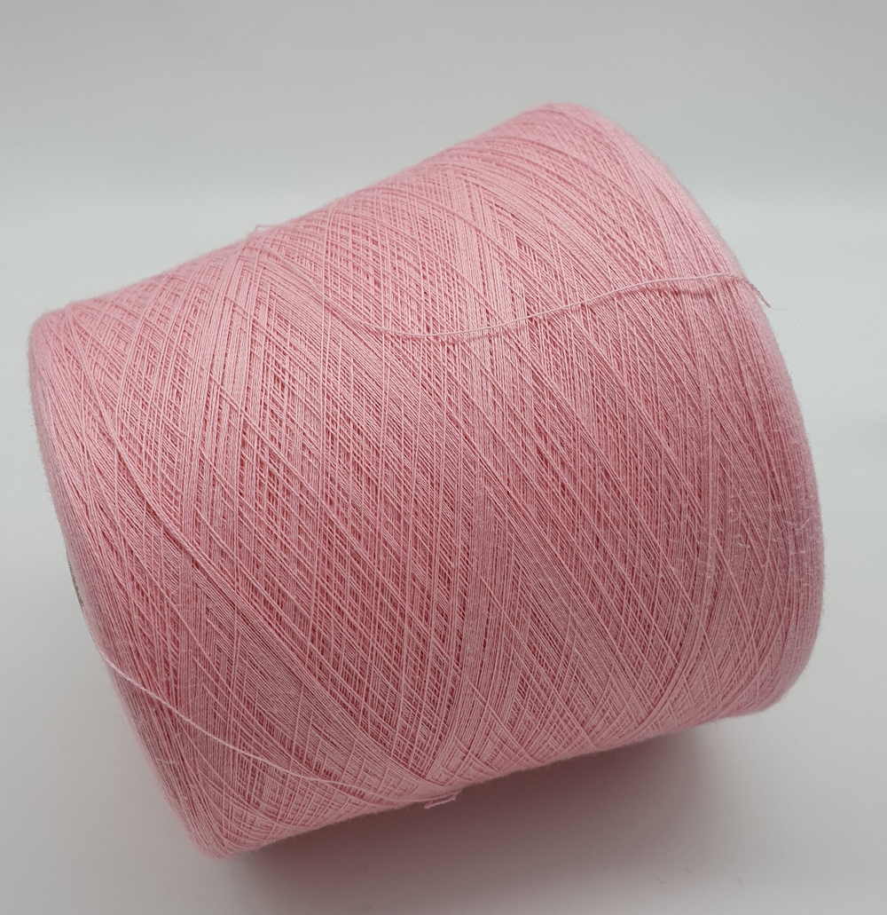 Пряжа Emilcotoni SPa RealWool 2/50 (60% пима хлопок, 40% меринос),2500 м/100 гр, розовый