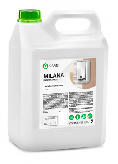 GraSS Мыло жидкое "Milana антибактериальное" 5 л