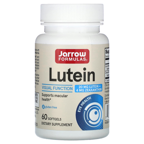 Jarrow Formulas, лютеин, 20 мг, 60 капсул