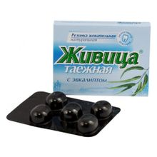 Смолка жевательная Алтайский нектар живица с эвкалиптом, 5 шт