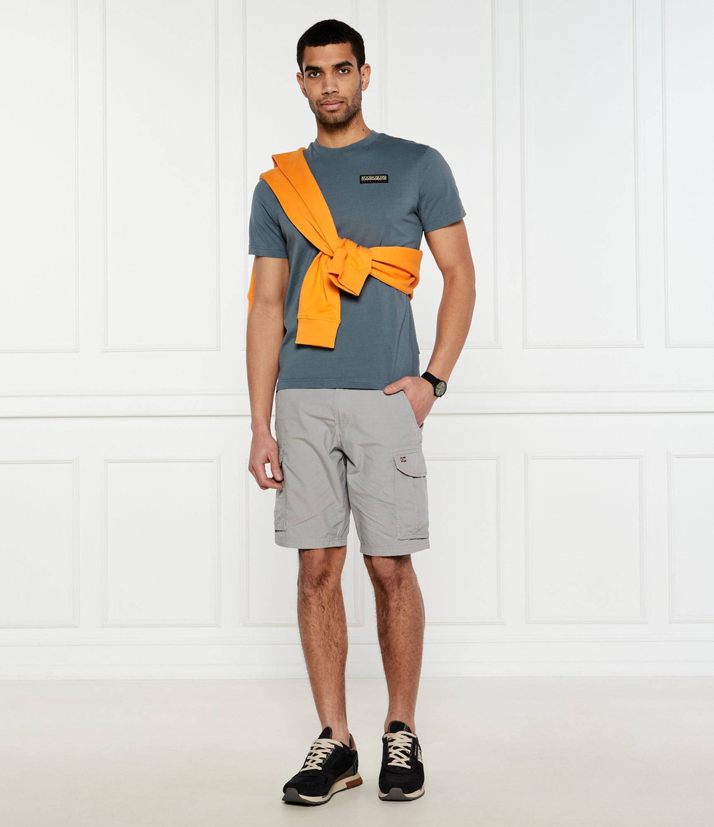 Футболка S-IAATO Napapijri - пепельный(NP0A4HFZ)