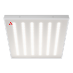 Светильник ЧИСТЫЙ ОФИС GL ДВО03-045 с БАП EM1 54Вт 4000К IP54 Матовый 6480лм 595х595х48мм WOLTA PRO