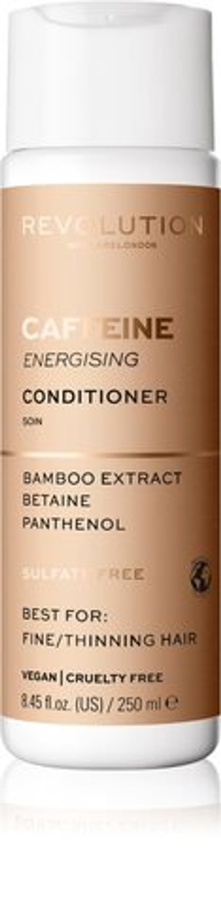 Revolution Haircare Skinification Caffeine - бодрящий кондиционер для тонких, истонченных и ломких волос /   250  ml  / GTIN 5057566458290