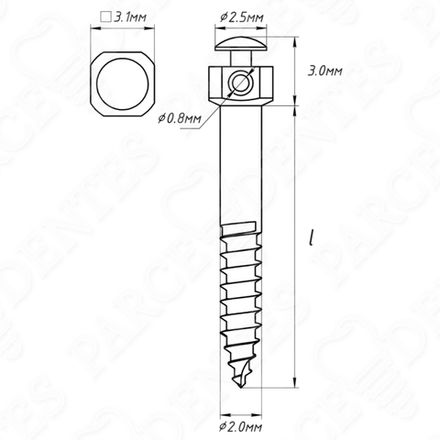 Ортовинты BC подскуловые