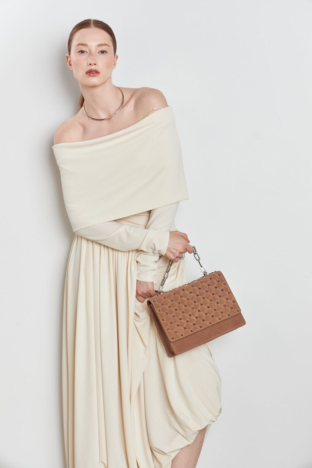 BAD GIRL LARGE BAG CARAMEL