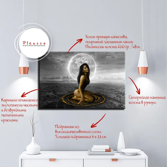 Постер "Девушка в дюнах"