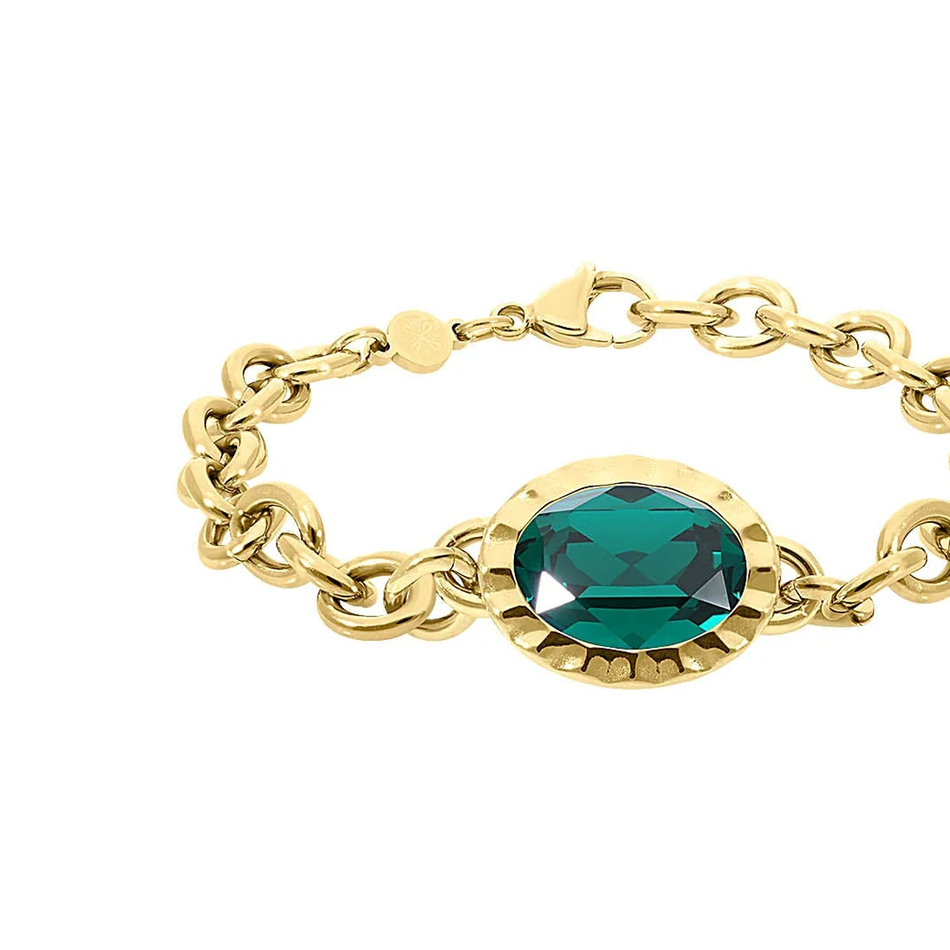 Браслет Qudo TIVOLA UNICA big (G/P) Emerald 189549