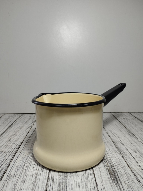 Ковш 1л с носиком без крышки Слоновый без деколи 90104-072