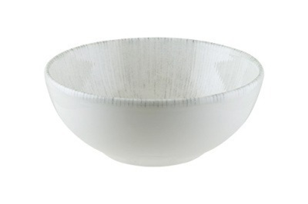 Салатник d=130 мм. 450 мл. h=55 мм. Ирис Серый (тарелка подст.69104) Bonna