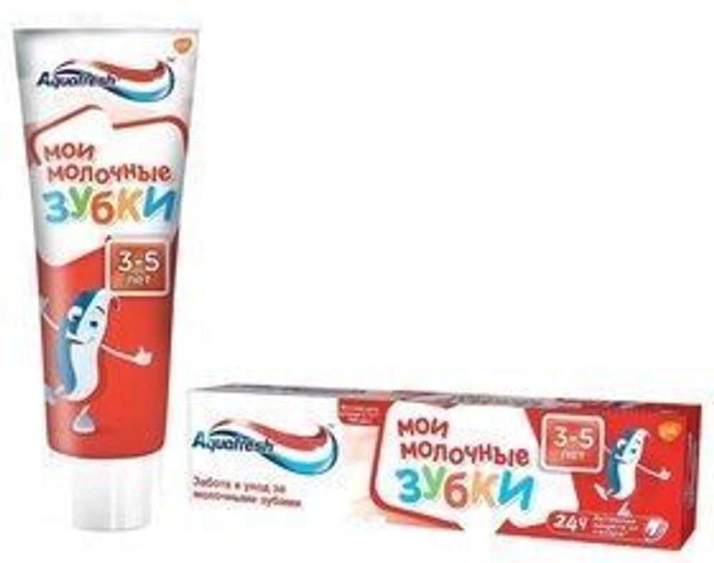 Зубная паста Аквафреш Детская Мои молочные зубки (3-5 лет) 50 мл