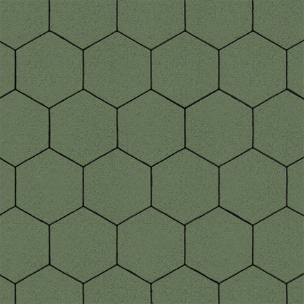 Тротуарная плитка СОТЫ - Стандарт Зеленый