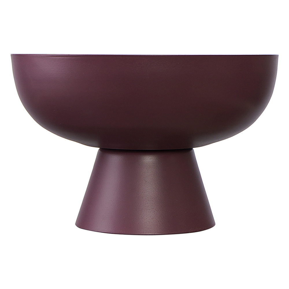 Блюдо на ножке 21см Bergenson Bjorn Vivlend сливовое