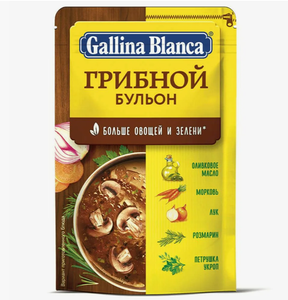Бульон Gallina Blanca грибной рассыпчатый 90 г