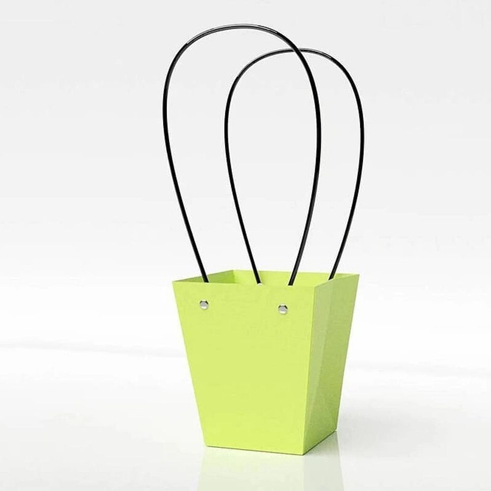 Пакет для цветов КОНУС 13*9,5*15,5 САЛАТОВЫЙ