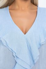 Блуза Поцелуй ветра (голубая) Б13894-7М LT Collection