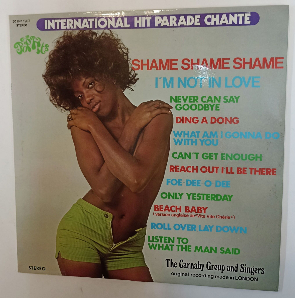 Винтажная виниловая пластинка LP The Carnaby Group And Singers International Hit Parade Chante Vol.2 (France 1975)