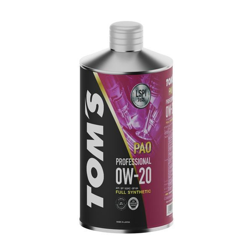 Масло моторное TOM`S PROFESSIONAL 0w20 SP GF-6A PAO 1L 00410TP02001P