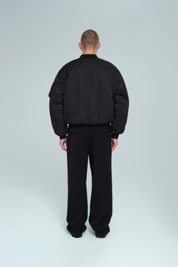 Бомбер оверсайз | black