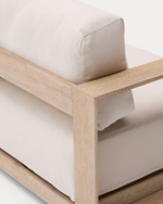 Диван Ambra 3-местный уличный из акации со светлой отделкой 249 см