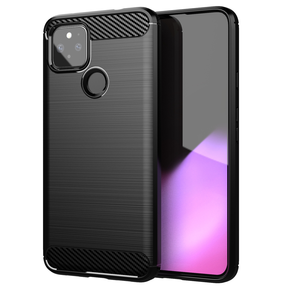 Мягкий защитный чехол для Google Pixel 4A 5G, серия Carbon от Caseport