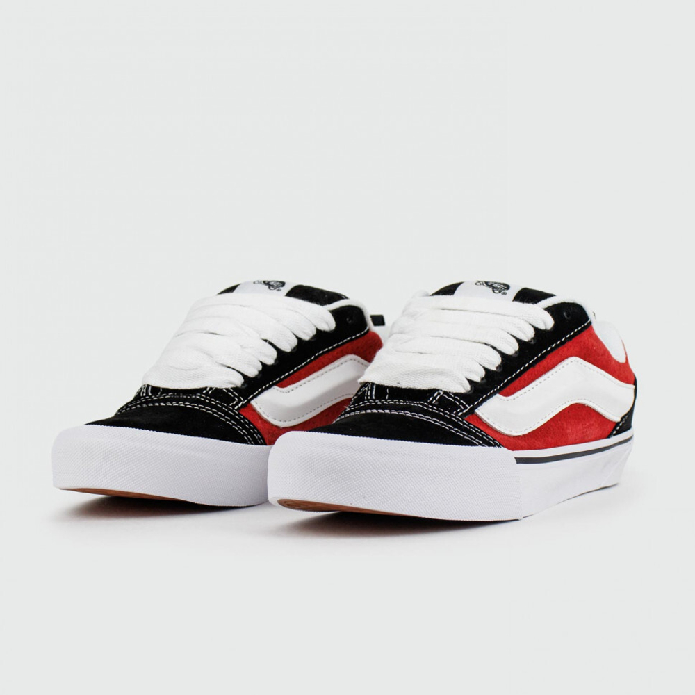 кеды Vans Knu Skool Black / Red / White Wmns