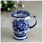 Гжель. Бокал Столичный 350мл.