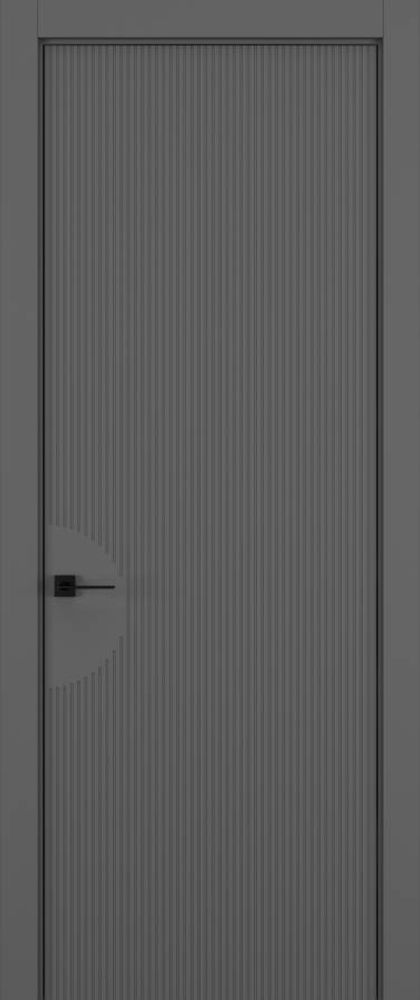 Дверь 6 VERTICAL Матовый Темно-серый