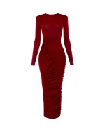 Платье Unique maxi, Бордовый