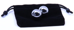 Серебристые вагинальные шарики Gleam Stainless Steel Kegel Balls