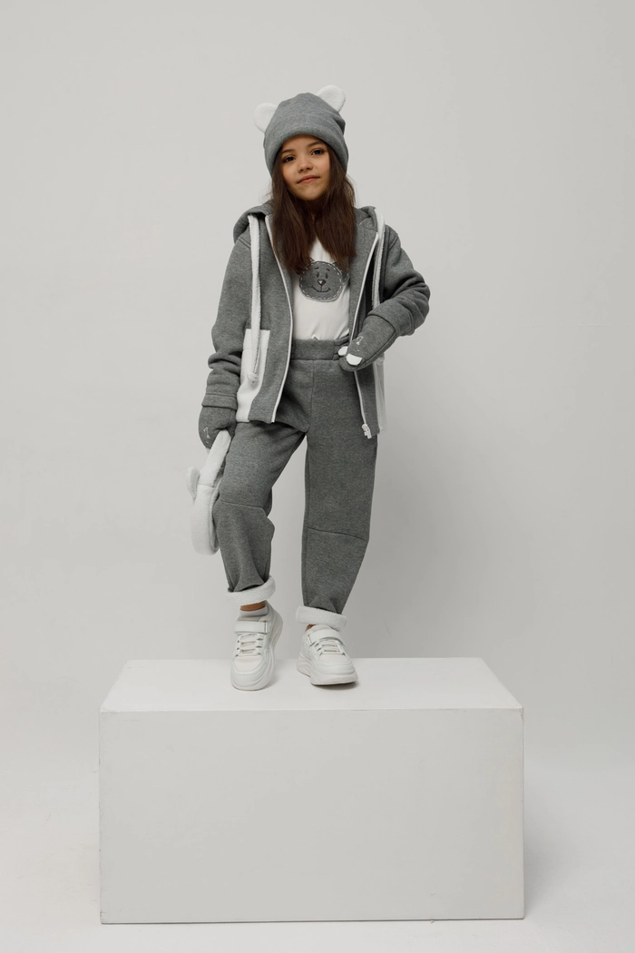 БРЮКИ ДЕТСКИЕ ТЭВИС ГРАФИТОВЫЙ МЕЛАНЖ