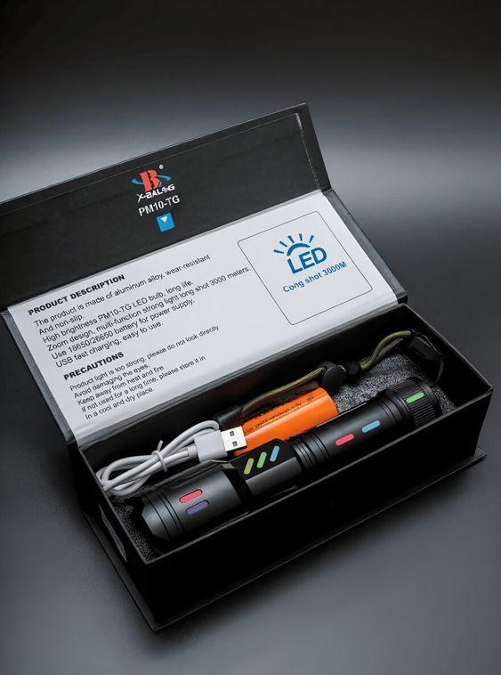 Тактический ручной фонарик BL-G61-TG