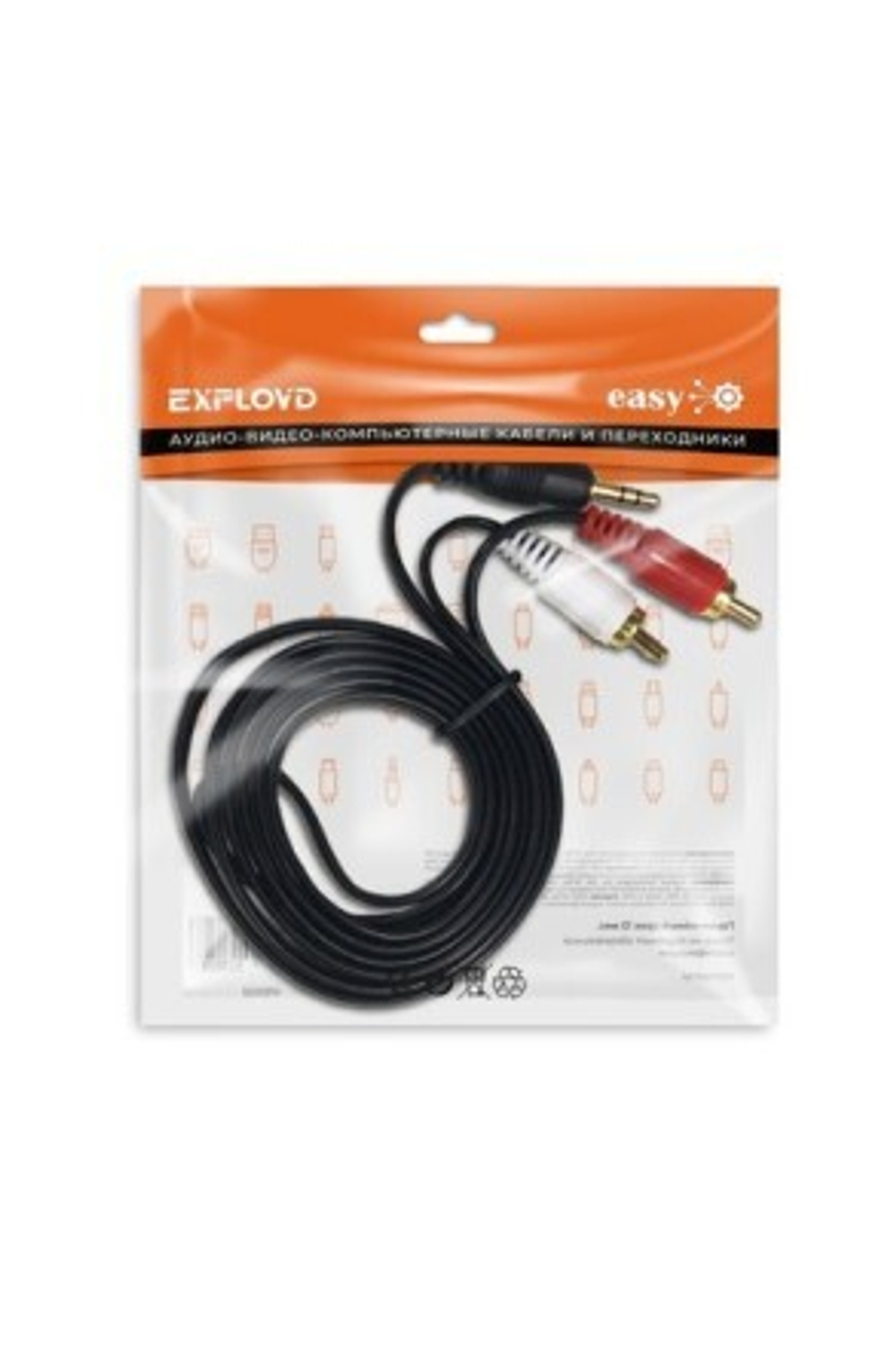 шнур Exployd EX-K-1403 3.5jack-2RCA 1.5м
