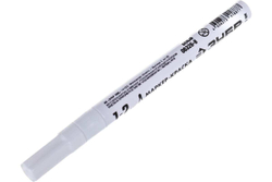 Маркер-краска ЗУБР Профессионал МК-200 круглый наконечник, 1-2 мм, белый 06326-8