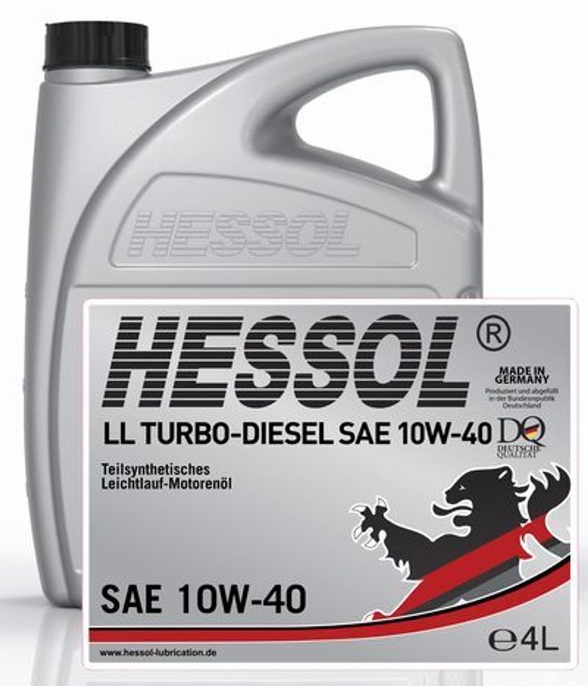 HESSOL Turbo Diesel LL - 10W40 -  1 л Масло моторн