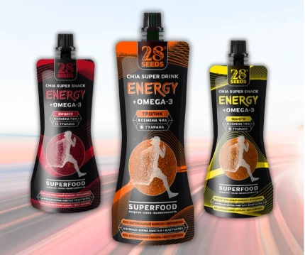 ЭНЕРГЕТИЧЕСКИЕ НАПИТКИ И СНЕКИ ЧИА ОМЕГА-3