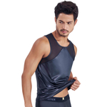 Черная мужская майка с эффектом мокрой ткани Misty Tank Top (Размер: L) (Цвет: черный)