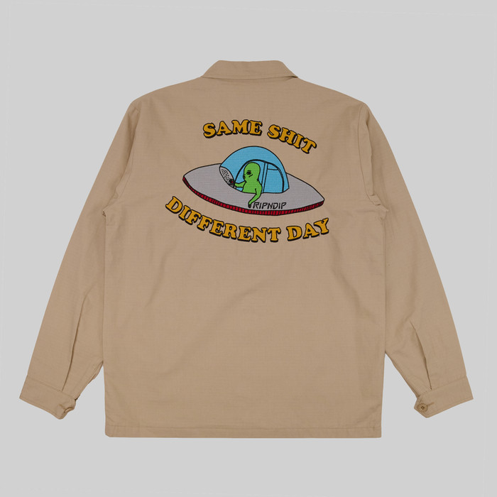 Куртка мужская Ripndip Same Shit Different Day Chain Stitched Military Jacket артикул:RND10052 - купить в магазине Дайс