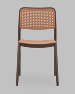 Стул Yona пластиковый коричневый